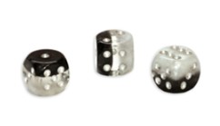 Halfsies Dice - Yin Yang 12D6 Dice set